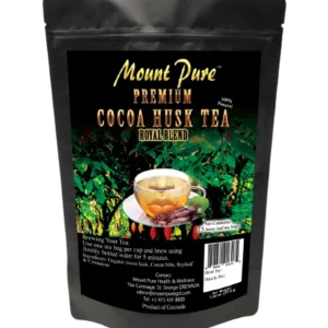 premium cocoa husk tea